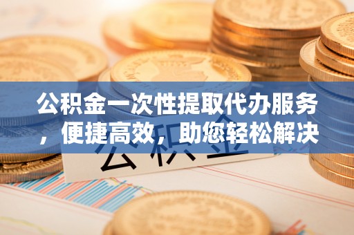 隆德公积金一次性提取代办服务，便捷高效，助您轻松解决资金难题