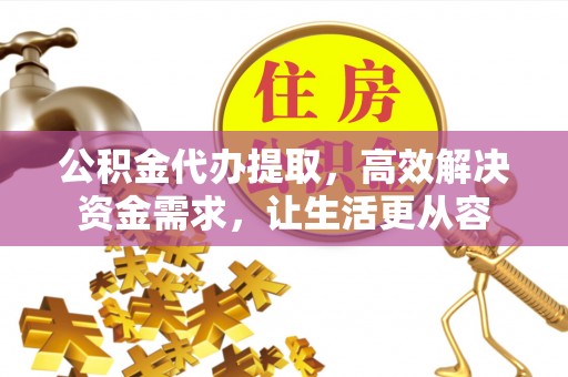 隆德公积金代办提取，高效解决资金需求，让生活更从容
