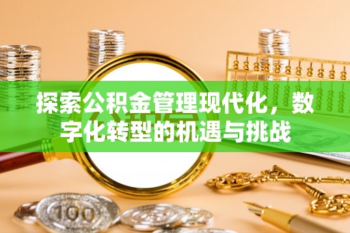 隆德探索公积金管理现代化，数字化转型的机遇与挑战