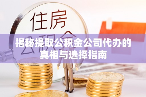 隆德揭秘提取公积金公司代办的真相与选择指南