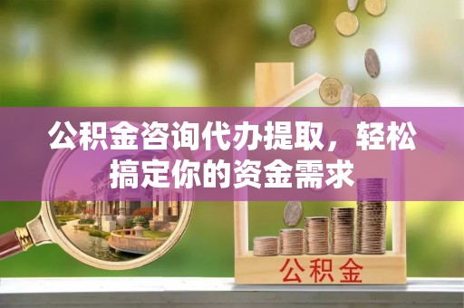 隆德公积金咨询代办提取，轻松搞定你的资金需求