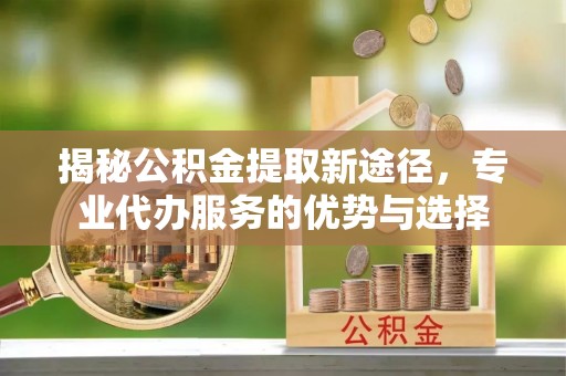隆德揭秘公积金提取新途径，专业代办服务的优势与选择