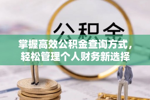 隆德掌握高效公积金查询方式，轻松管理个人财务新选择