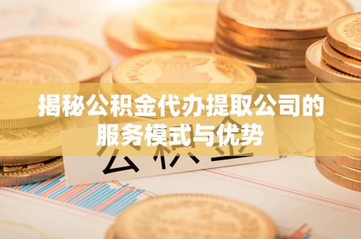 隆德揭秘公积金代办提取公司的服务模式与优势