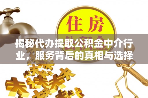 隆德揭秘代办提取公积金中介行业，服务背后的真相与选择指南