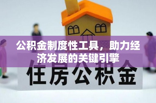 隆德公积金制度性工具，助力经济发展的关键引擎