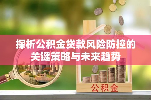 隆德探析公积金贷款风险防控的关键策略与未来趋势