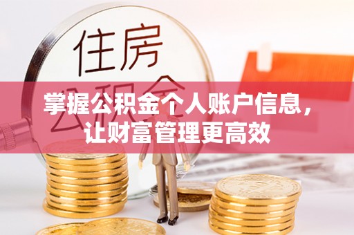 隆德掌握公积金个人账户信息，让财富管理更高效