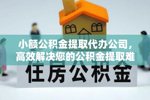隆德小额公积金提取代办公司，高效解决您的公积金提取难题