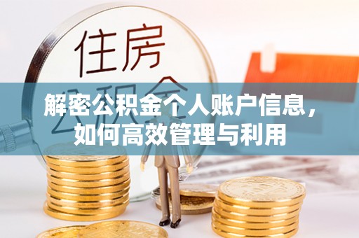 隆德解密公积金个人账户信息，如何高效管理与利用