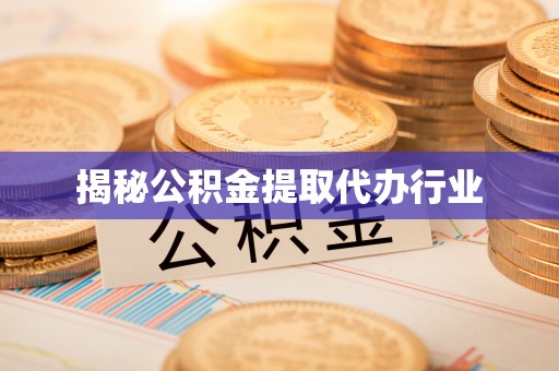 隆德揭秘公积金提取代办行业