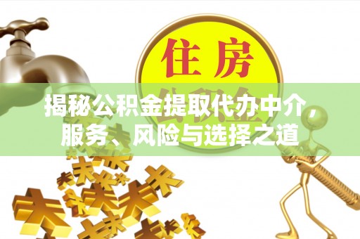 隆德揭秘公积金提取代办中介，服务、风险与选择之道