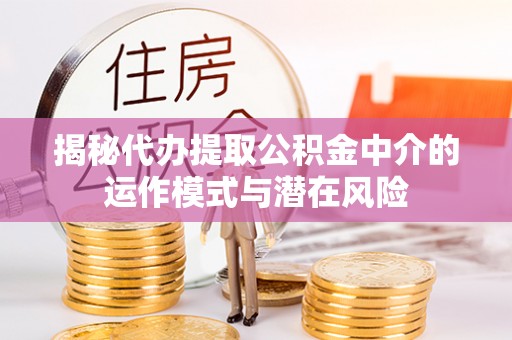 隆德揭秘代办提取公积金中介的运作模式与潜在风险
