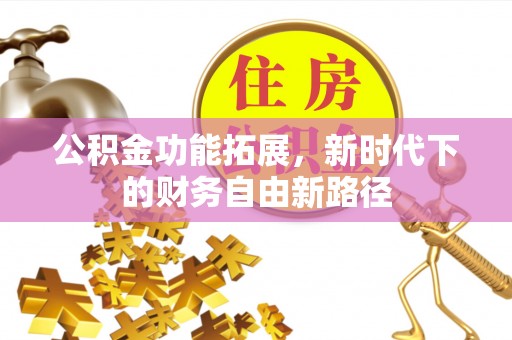 隆德公积金功能拓展，新时代下的财务自由新路径