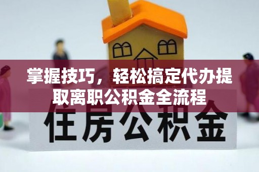 隆德掌握技巧，轻松搞定代办提取离职公积金全流程