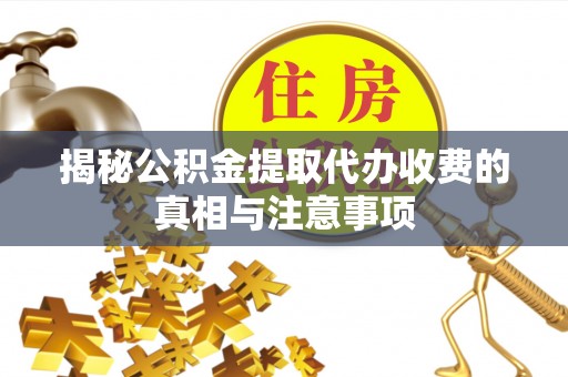 隆德揭秘公积金提取代办收费的真相与注意事项
