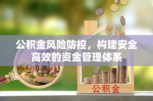隆德公积金风险防控，构建安全高效的资金管理体系