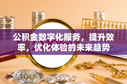 隆德公积金数字化服务，提升效率，优化体验的未来趋势
