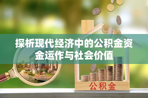 隆德探析现代经济中的公积金资金运作与社会价值