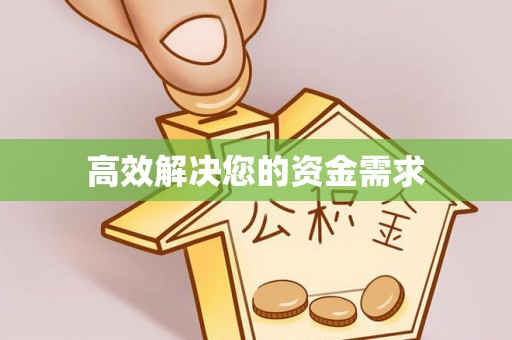 隆德高效解决您的资金需求