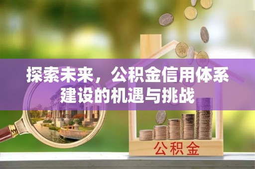 隆德探索未来，公积金信用体系建设的机遇与挑战